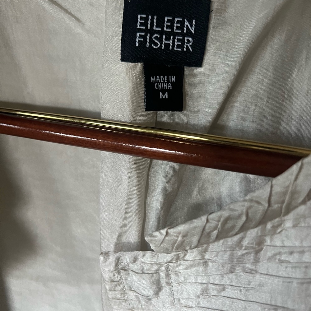 Eileen Fisher silk blazer - Picture 2 of 5